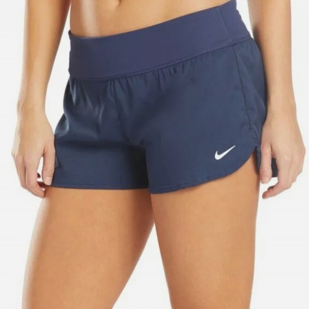 NWT Nike Solid Element Swim Boardshorts Women's Navy Blue Size XL Vollyball
